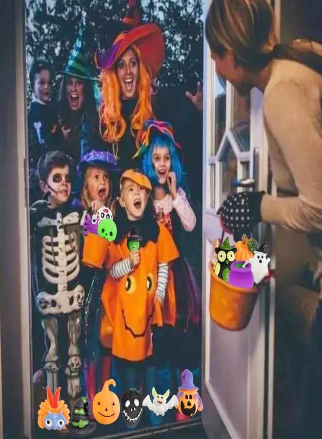 Cherislpy 36Pcs Halloween Kawaii Squishies Treasure Box Mini Mochi Squishy Squeeze Toys Stress Reliever Anxiety Packs for Kids Halloween Party Favors (Halloween) - Image 4